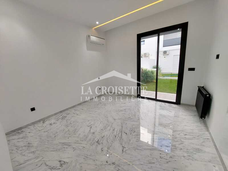 Appartement S+3 avec jardin à la Nouvelle Soukra à Ain Zaghouan 